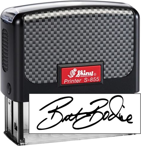 Shiny S-856 XX-Large Text Stamp - Customize Online up to 8 Lines of Text - Many Fonts - Choose from 15 Ink Colors in Saudi Arabia