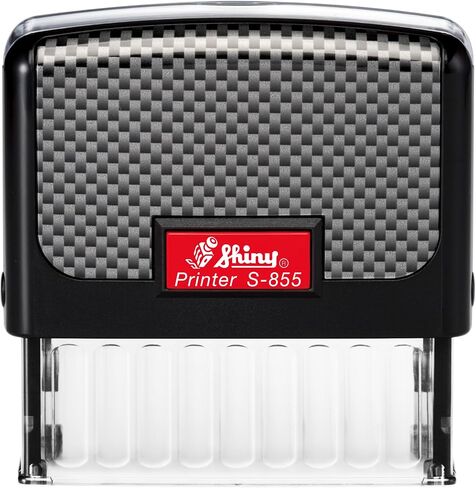 Shiny S-856 XX-Large Text Stamp - Customize Online up to 8 Lines of Text - Many Fonts - Choose from 15 Ink Colors in Saudi Arabia
