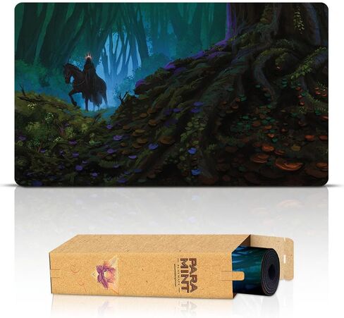 Dark Rider 9 (Titched) - MTG Playmat من Anato Finnstark ، Lotr Lord of the Rings - متوافق مع Magic the Gathering Playmat - Play MTG ، Yugioh ، TCG - Play Mat Art Designs & Associorys in Kuwait