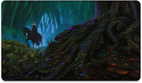 Dark Rider 9 (Titched) - MTG Playmat من Anato Finnstark ، Lotr Lord of the Rings - متوافق مع Magic the Gathering Playmat - Play MTG ، Yugioh ، TCG - Play Mat Art Designs & Associorys in Kuwait