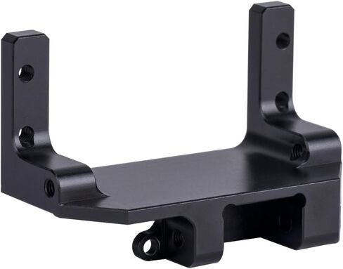 SCX10 III Servo Mount,Servo on Axle Mount, AR45P Portal Axle 4-Link Suspension for 1/10 RC Crawler Car SCX10 III Aluminum Alloy Upgrade Parts (Black) in Saudi Arabia