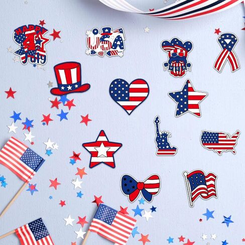36 PCS 4th of July Crafts DIY مجموعة حرفة التلوين الوطنية للثلاجة في الرابع من يوليو تلوين زينة المغناطيس الخاصة بك للأطفال قدامى المحاربين القدامى الاستقلال التذكاري ألعاب الحفلة اللوازم in Kuwait