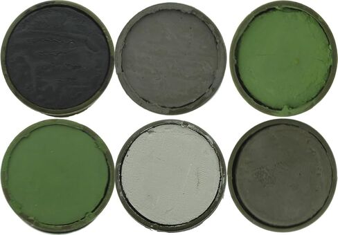Camo Face Paint, NATO Camouflage Military Makeup Paint Sticks (3 Sticks - 6 Colors) in Saudi Arabia