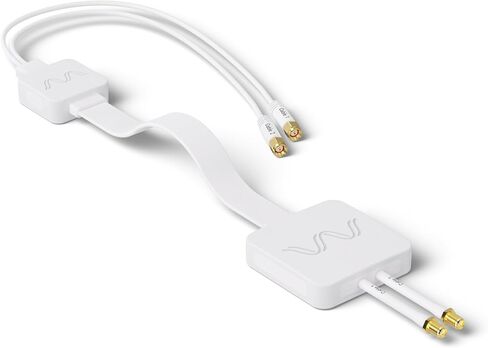 Waveform [v2] Window Entry Cable: Low-Loss, Ultra Flat-Ribbon 4-in-1 Passthrough Cable | SMA Male to SMA Female | for Windows and Doors in Saudi Arabia
