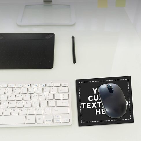 Custom Rectangle Mousepads Set of 10, Personalized Bulk Pack - Great Gift for Employees, Clients, and for Tradeshows - Red in Kuwait