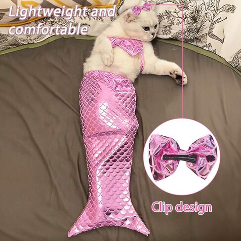 Cat Fishtail Costume, Pet Costume Suit, Puppy Kitten Fishtail Costume, Cat Holiday Dress Up in Kuwait