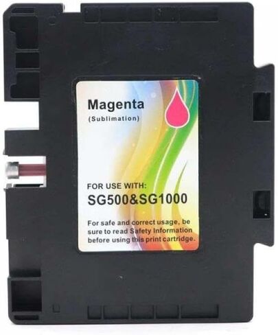 Sublimation Ink Cartridge No Serial Number for Compatible Use with SG500 and SG1000 Plug and Play with Chip(1SET) in Kuwait