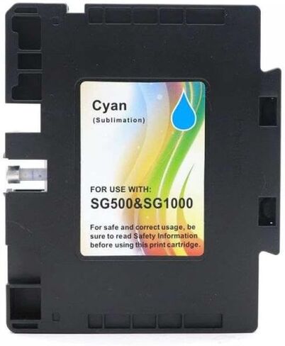 Sublimation Ink Cartridge No Serial Number for Compatible Use with SG500 and SG1000 Plug and Play with Chip(1SET) in Kuwait