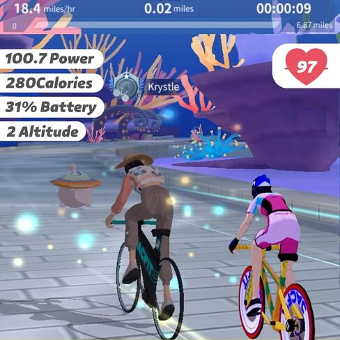 مستشعر دراجة التمرين Jacfit Jbike، تمرين مجاني لركوب الدراجات في الأماكن المغلقة متعدد اللاعبين عبر الإنترنت. in Saudi Arabia