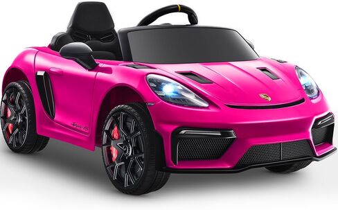 12 فولت ركوب السيارة للأطفال ، Porsche 718 Spyder Battery Ride على لعبة ، سيارة كهربائية للأطفال مع الموسيقى ، USB ، MP3 ، Bluetooth ، 3 سرعات ، تعليق العجلات ، مصابيح LED (أبيض) in Kuwait