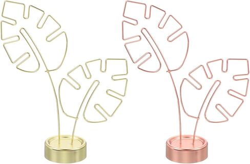 Patikil Monstera Memo Memo Clip ، 2 PCS TABLE CARD ARLEDER MESSION NOTED NOTEDS DISTRAIN in Kuwait