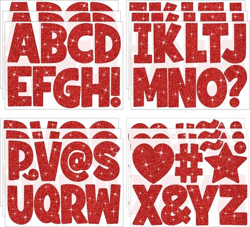 128 Pcs Gold Letter Stickers Glitter Large Bulletin Board Letters Alphabet Stickers Vinyl Self-Adhesive Sticker Letters for Poster Board Display Crafts Mailbox Door Classroom Decor (Gold, 2.5 Inch) in Saudi Arabia