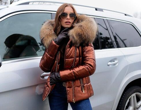 Roiii Women Winter Warm Down Jacket Thick Slim Flash Coat Down Outdoor Hood Parka Short Slim Jacket Black in Kuwait