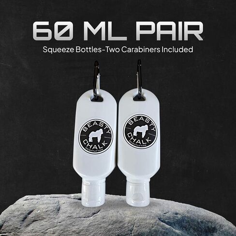 الطباشير السائل لرفع الأثقال والتدريب المتقاطع والجمباز والرياضة. اثنان 1.5 أوقية. زجاجات الضغط. كلها طبيعية أو على أساس IPA. in Kuwait