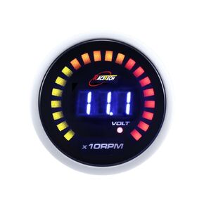 52mm 2-1/16" Blue LED Display Electrical LED Gauge/Water Temp/Volt Gauge(W/Sensor)