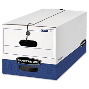 Bankers Box Liberty Heavy-Duty Storage Boxes, Letter, 12 Pack (00011)