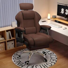 Executive Office Chair Reclining with Footrest Ergonomic Computer Desk with Lumbar Support Big and Tall Home High Back Gaming Chair for Office Home Study