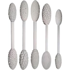 Clay Art Texture Tool Set – 5 Double-Headed Modeling Pattern Rollers for Pottery & DIY Crafts, for Beginners and Professionals