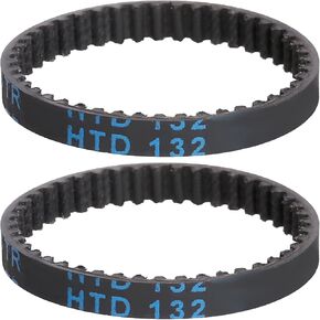 2PCS 132mm Transmission Drive Belts Replacement for VS4-10 Axial SCX10 SCX10 II SCX10 III RC Car Upgrade DIY Parts