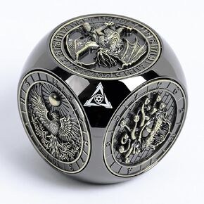 DND Spinner Dice7-in-1 Metal DND Dice Set Unique Dice Spinner Goblins Metal D&D Dice Dungeons and Dragons Gifts