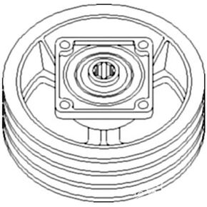 Jackshaft Drive Feeder Pulley Assembly Fits 2144 2166 2188 2344 2366 2388 241930