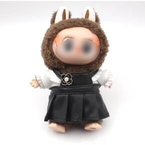 Original Design 17cm Doll Clothes Outfit Set for Labubu Boy with Hat,Jacket,Pants,Glasses,Shoes(NO Doll)