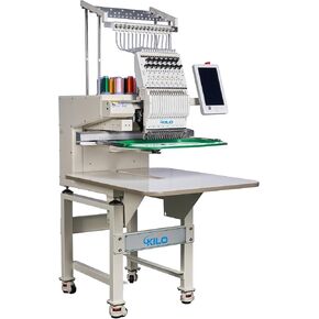 Commercial Hat Embroidery Machine with 15 Needles 20" x13" Embroidery Area, 10" Touch Screen, Fully Automatic Embroidery Machine for Mass Production