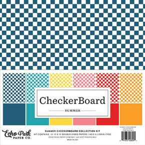 Echo Park Paper Summer Checkboard Kit