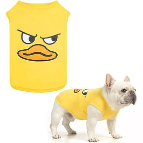 KOOLTAIL Small Dog Clothes, Funny Summer Dog UV & Insect Protection T- Shirts, Soft Cotton Blue Shark Costume for Medium Size Dogs Boy&Girl Anti-Hair Loss, Cute Lightweight Pet Tank Tops Apparel, M