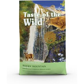 Taste Of The Wild Dry Cat Food, Rocky Mountain Feline Formula With Roasted Venison And Smoked Salmon, 5 Pound