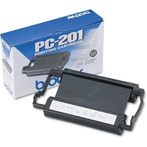 Brother PC201 Fax Print Cartridge for Intellifax, Black - in Retail Packaging