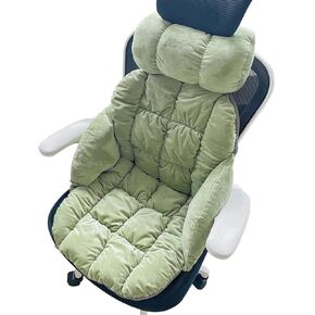 Office Chair Cushion Soft Seat Cushion with Arms and Pillow Comfortable Student Chair Pad with Back Butt Cushion for Office, Home, and Study Use