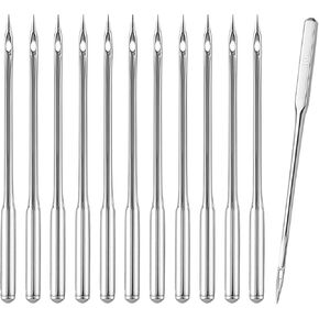 50 Pcs Size 100/16 Sewing Machine Needles, Heavy Duty Machine Needles for Thickened Fabrics, Universal Fit, Home Use