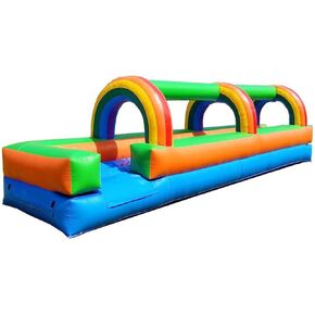 Pogo Bounce House Inflatable Splash and Ride Waterslide (Without Blower) - 25' Long x 9' Tall x 6' Wide - Crossover Water Slide Only
