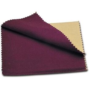 Silver Polishing Rouge Cloth - 100% Treated Reusable Cotton Cleaning Cloth For Gold Jewelries Platinum and Silverware - Restore Shines & Remove Tarnish for Jewelry | 10 x 12 Inches - 1 Pack