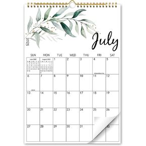 2025-2026 Wall Calendar - 18 Months Hanging Wall Calendar from July 2025 to December 2026, Aesthetic Greenery Large Calendar for Office and Home & Office, Monthly Organizing & Planning, 10"×14.5"