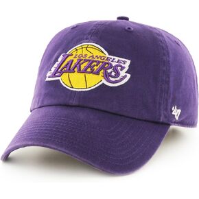 قبعة NBA Los Angeles Lakers '47 Clean Up قابلة للتعديل، سوداء، مقاس واحد in Kuwait