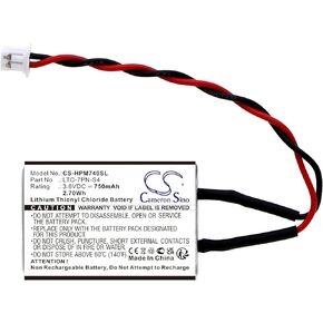 Battery for H‘eidelberg Printer Memory,Compatible Part NO:LTC-7PN-S4 (750mAh/2.70Wh)