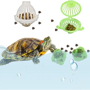10PCS AquaTurtle Enrichment Toys for Aquatic Turtles, Including Feeder Ball - Aquarium Accessories