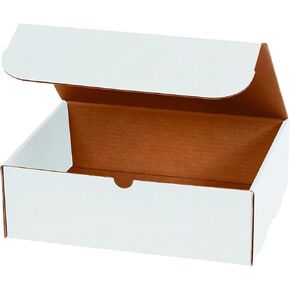 200-6x4x2 White Corrugated Shipping Mailer Packing Box Boxes Four 50 Bundles