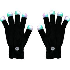 7 Colors Light Show LED Gloves Rave Light Finger Lighting Flashing Glow Mittens