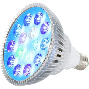 12W Tuna Blue LED Bulb Coral Reef Optimized Spectrum PAR38