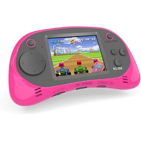 ألعاب الأطفال المحمولة 16 بت ألعاب الفيديو الرجعية مع 220 ألعاب إلكترونية HD - 2.5 '' LCD Portable Travel Games Hompts for Boys Girls Ages 4-12 in Kuwait