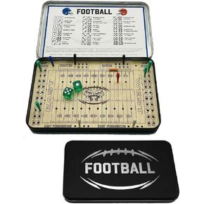 Football Travel Game,Tabletop Football Games,Football Board Game,Travel Game Baseball Football Knuckle Dice Table Game for Adults (Football)