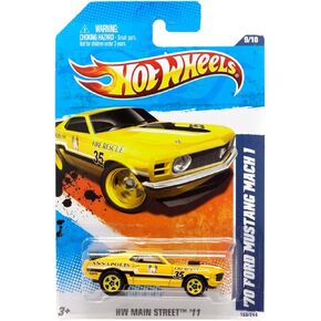 Hot Wheels HW Main Street '11 '70 Ford Mustang Mach 1 Diecast Car