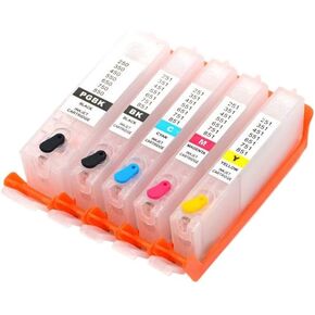 PGI 350 CLI 351 Refill Ink Cartridge Compatible with PIXUS IP7230 IP8730 MG5430 MG5630 MX923 MX723 MG5530 IX6830 Printer