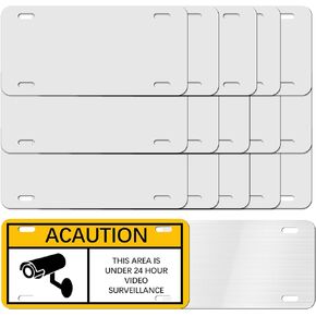 100 PCS Sublimation Plate Blanks for signboards,Metal Aluminum doorplates ,Thermal Transfer DIY Custom Picture Design for Decorative nameplates