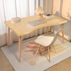 Computer Desk Study Table 39.3 inch Writing for Office Desk Simple Modern Cute Vanity Suitable for Bedroom, Study, Living Room