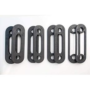 Soloflex Replacement Bands - 4 Pairs (2x25lb, 2x10lb, 2x5lb, 2x2.5lb) - 1 Year Warranty