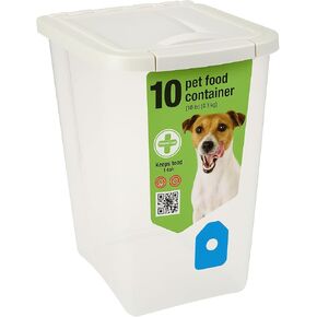 10-Pound Food Container with Fresh-Tite Seal (FC10) white